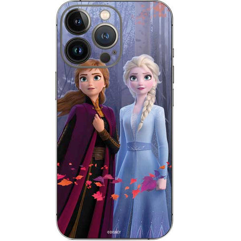 Disney Frozen II Anna and Elsa iPhone 14 Pro Skin