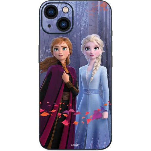 Disney Frozen II Anna and Elsa iPhone 14 Skin