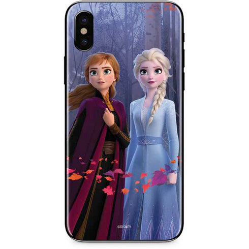 Disney Frozen II Anna and Elsa iPhone XS Max Skin