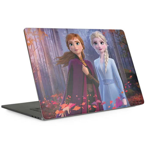 Disney Frozen II Anna and Elsa Apple MacBook Pro 15-inch Skin