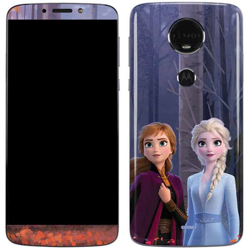 Disney Frozen II Anna and Elsa Moto E5 Plus Skin