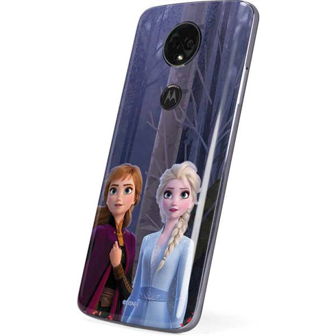 Disney Frozen II Anna and Elsa Moto E5 Plus Skin