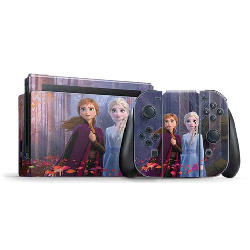 Disney Frozen II Anna and Elsa Nintendo Switch Bundle Skin
