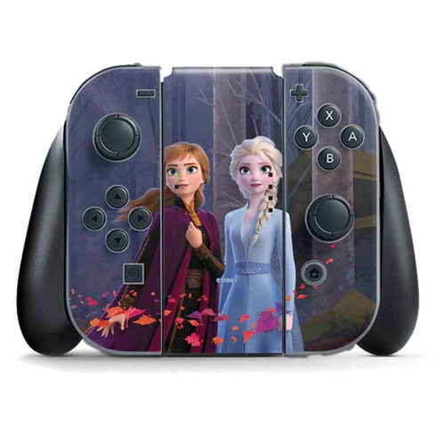 Disney Frozen II Anna and Elsa Nintendo Switch (2017-2021) Joy-Con Controller Skin