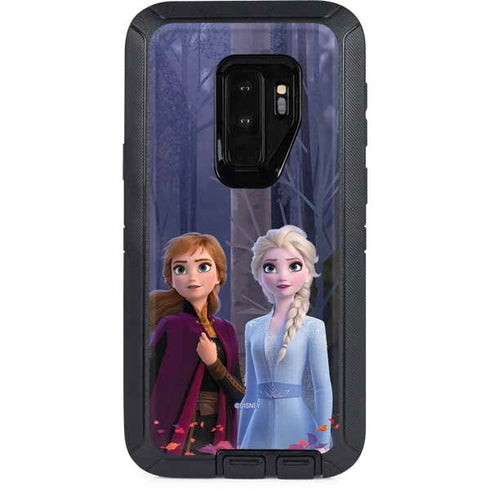 Disney Frozen II Anna and Elsa Otterbox Defender Galaxy Skin