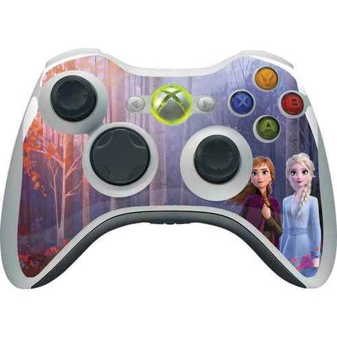 Disney Frozen II Anna and Elsa Xbox 360 Wireless Controller Skin