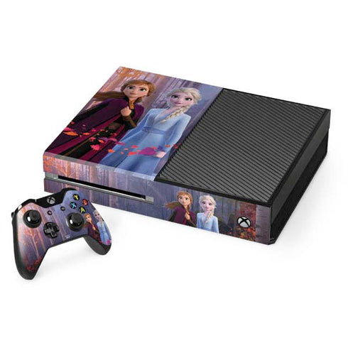Disney Frozen II Anna and Elsa Xbox One Console and Controller Bundle Skin