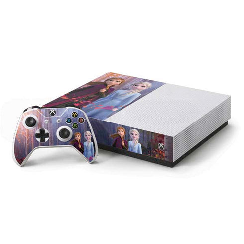 Disney Frozen II Anna and Elsa Xbox One S All-Digital Edition Bundle Skin
