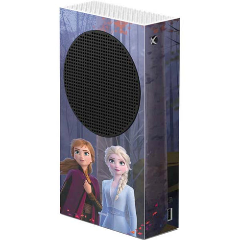 Disney Frozen II Anna and Elsa Xbox Series S Console Skin