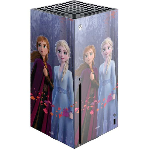 Disney Frozen II Anna and Elsa Xbox Series X Console Skin