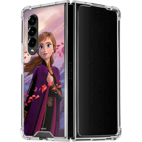 Disney Frozen II Anna Galaxy Z Fold4 5G Clear Case