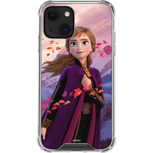 Disney Frozen II Anna iPhone 14 Plus Clear Case