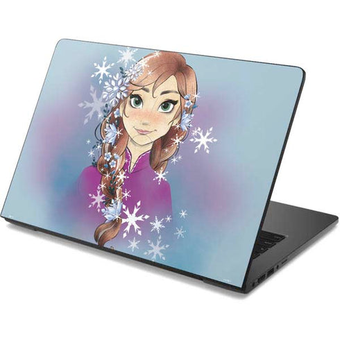Disney Frozen Anna Portrait Dell Chromebook Skin