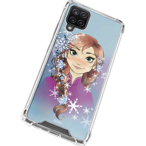 Disney Frozen Anna Portrait Galaxy A12 Clear Case