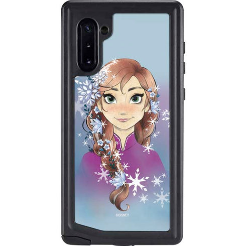 Disney Frozen Anna Portrait Galaxy Note 10 Waterproof Case