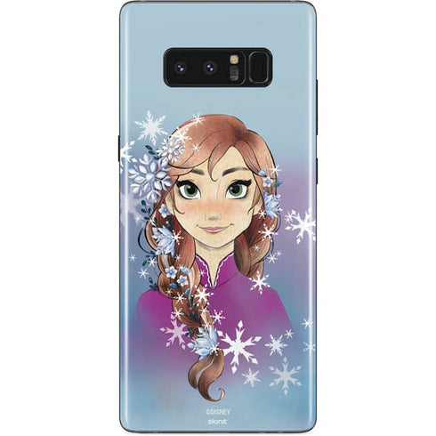 Disney Frozen Anna Portrait Galaxy Note 8 Skin