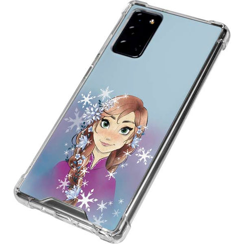 Disney Frozen Anna Portrait Galaxy Note20 5G Clear Case