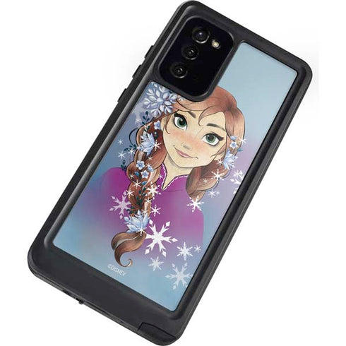 Disney Frozen Anna Portrait Galaxy Note20 5G Waterproof Case
