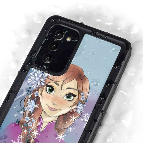 Disney Frozen Anna Portrait Galaxy Note20 5G Waterproof Case