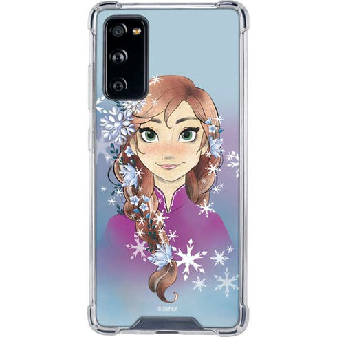 Disney Frozen Anna Portrait Galaxy S20 FE Clear Case