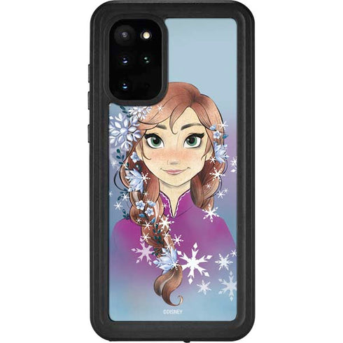 Disney Frozen Anna Portrait Galaxy S20 Plus Waterproof Case