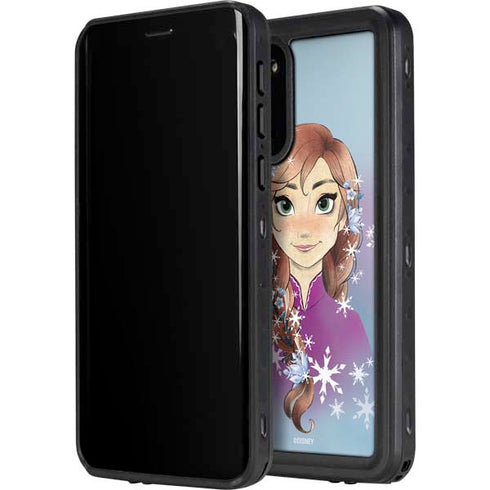 Disney Frozen Anna Portrait Galaxy S20 Plus Waterproof Case