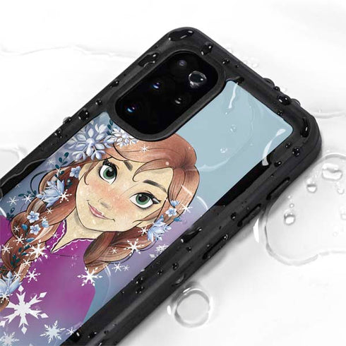 Disney Frozen Anna Portrait Galaxy S20 Plus Waterproof Case