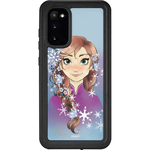 Disney Frozen Anna Portrait Galaxy S20 Waterproof Case