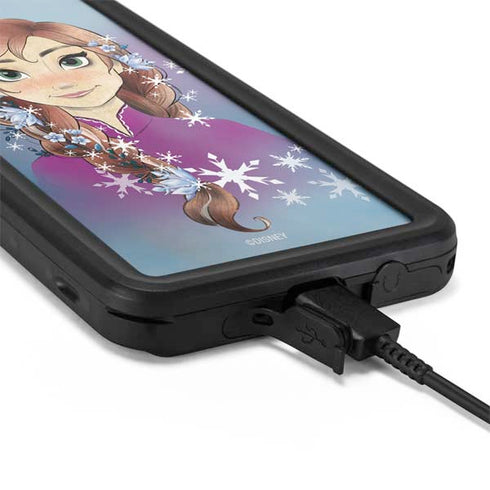 Disney Frozen Anna Portrait Galaxy S20 Waterproof Case