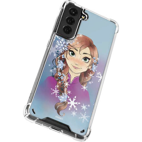 Disney Frozen Anna Portrait Galaxy S21 5G Clear Case
