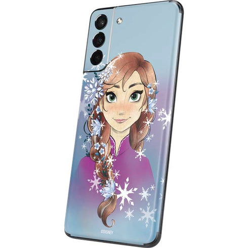 Disney Frozen Anna Portrait Galaxy S21 Plus 5G Skin