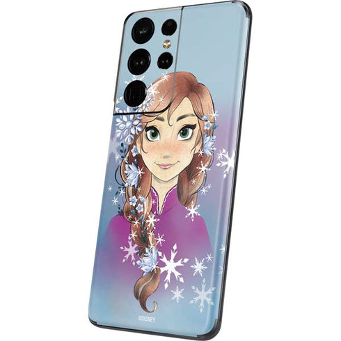 Disney Frozen Anna Portrait Galaxy S21 Ultra 5G Skin
