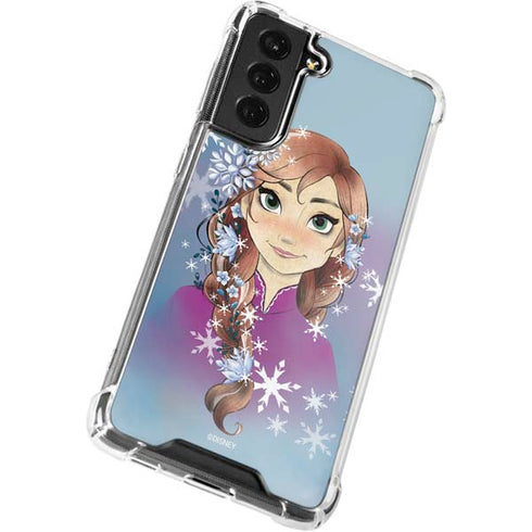 Disney Frozen Anna Portrait Galaxy S22 Clear Case