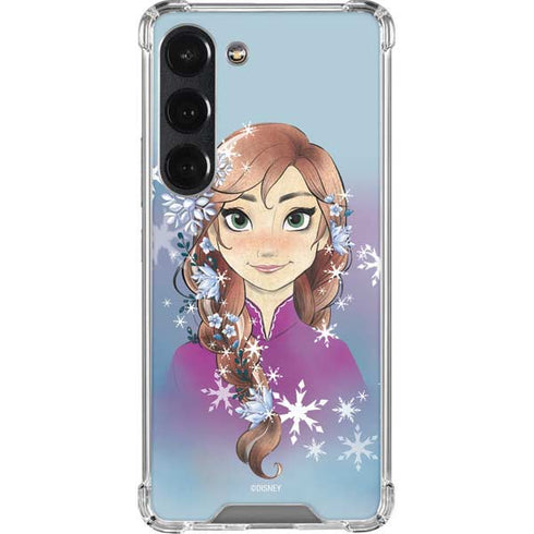 Disney Frozen Anna Portrait Galaxy S23 Clear Case