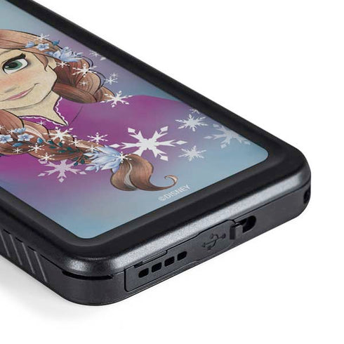 Disney Frozen Anna Portrait Galaxy S23 Plus Waterproof Case