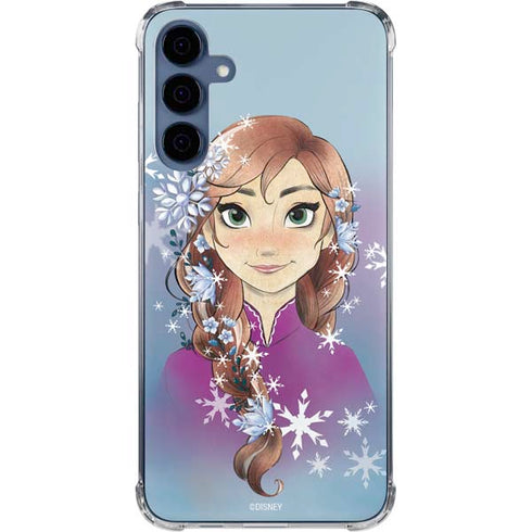 Disney Frozen Anna Portrait Galaxy S24 Clear Case
