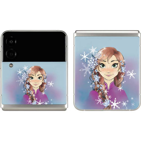 Disney Frozen Anna Portrait Galaxy Z Flip3 5G Skin
