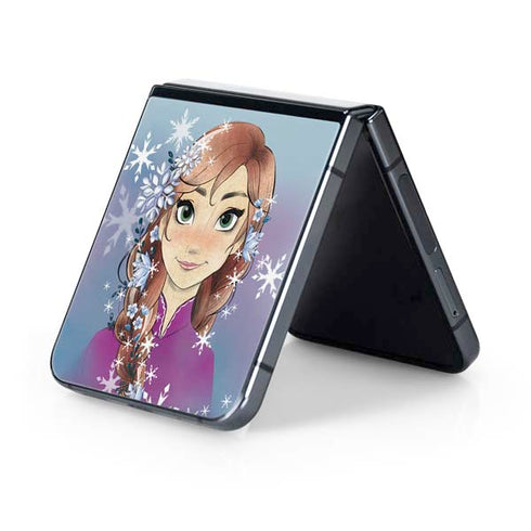 Disney Frozen Anna Portrait Galaxy Z Flip5 5G Skin