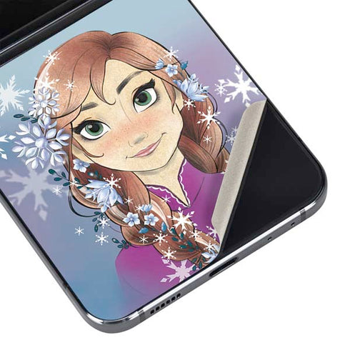 Disney Frozen Anna Portrait Galaxy Z Flip5 5G Skin