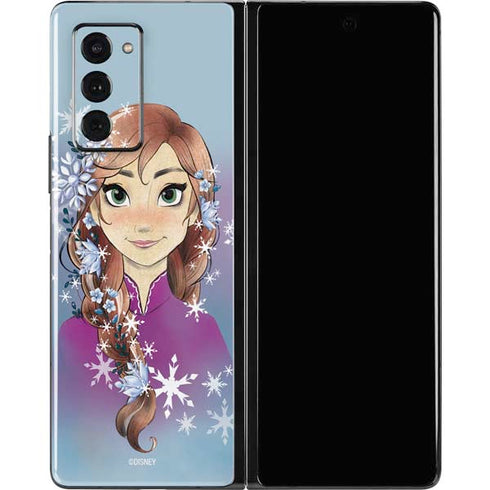 Disney Frozen Anna Portrait Galaxy Z Fold2 5G Skin