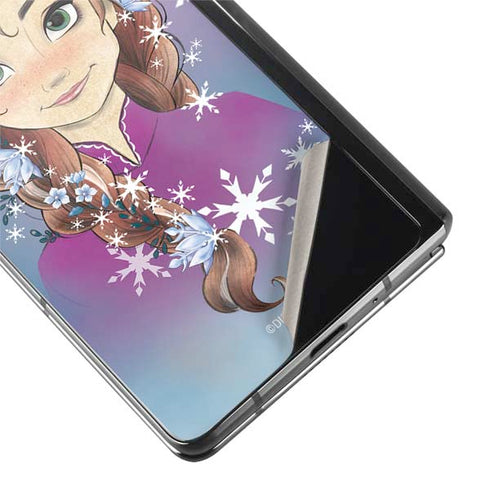 Disney Frozen Anna Portrait Galaxy Z Fold2 5G Skin