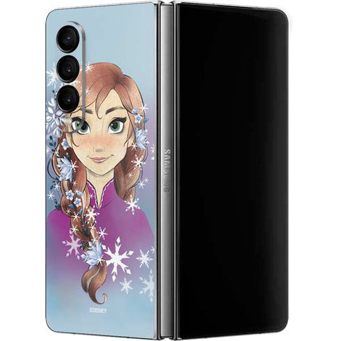 Disney Frozen Anna Portrait Galaxy Z Fold4 5G Skin