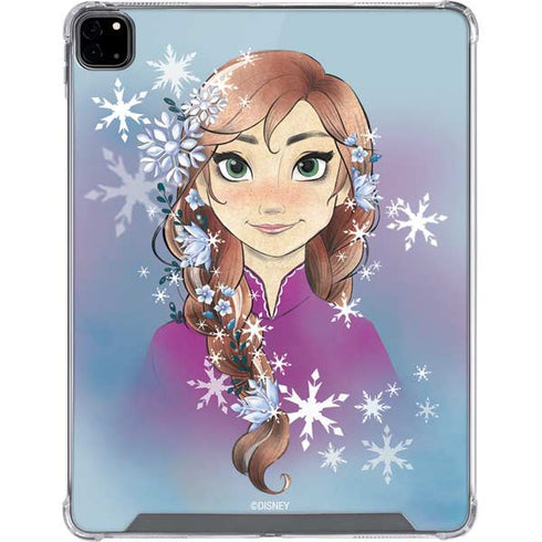 Disney Frozen Anna Portrait iPad Pro 12.9in (2020) Clear Case
