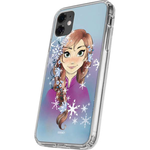 Disney Frozen Anna Portrait iPhone 11 Clear Case