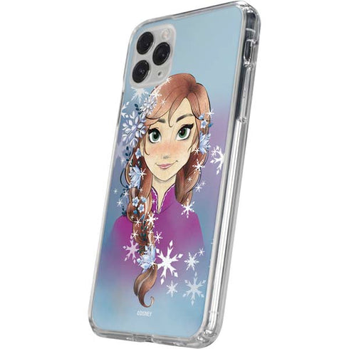 Disney Frozen Anna Portrait iPhone 11 Pro Clear Case