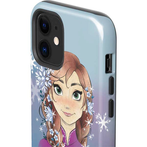 Disney Frozen Anna Portrait iPhone 12 Impact Case