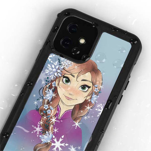 Disney Frozen Anna Portrait iPhone 12 Mini Waterproof Case