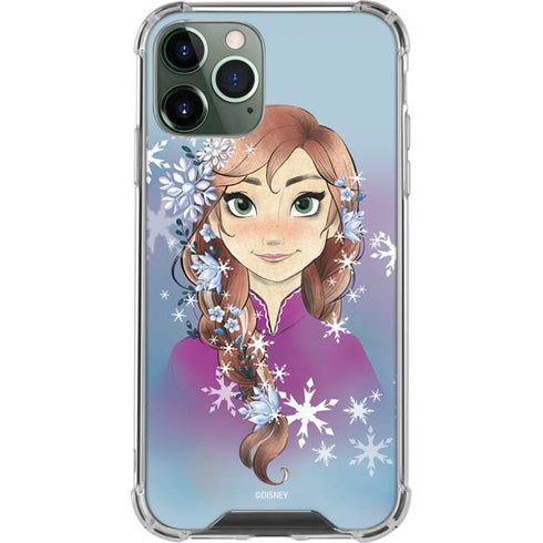 Disney Frozen Anna Portrait iPhone 12 Pro Max Clear Case