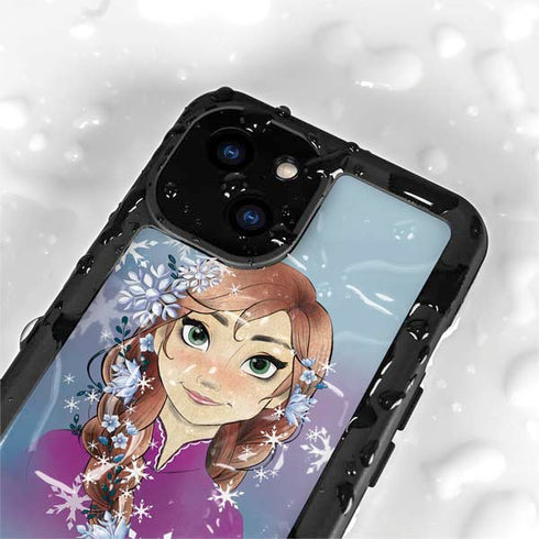 Disney Frozen Anna Portrait iPhone 13 Mini Waterproof Case
