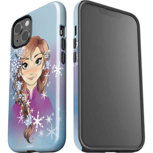 Disney Frozen Anna Portrait iPhone 15 Plus Impact Case
